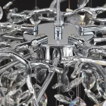 Серия люстр с подвесным декором из хрусталя на ветвистом каркасе VITUS D76 Gold от ImperiumLoft
