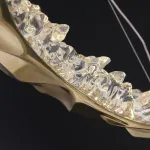 Серия светодиодных люстр с латунным кольцевым корпусом оригинальной формы L62 от ImperiumLoft