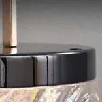 Настенный светодиодный светильник с прозрачным рельефным плафоном с эффектом радужных переливов BRAMER WALL от ImperiumLoft
