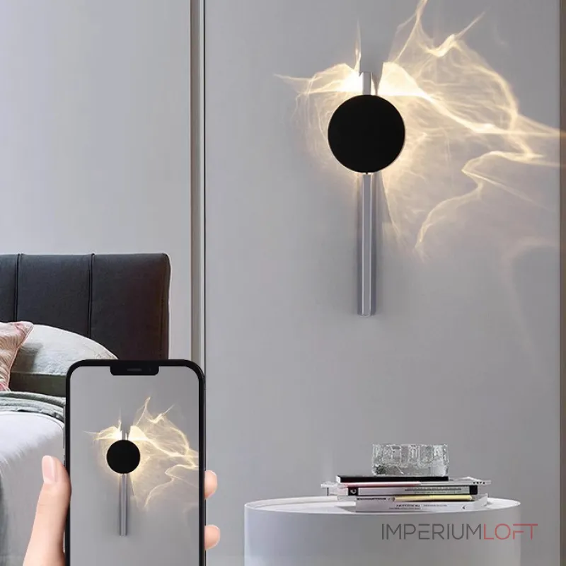 Серия интерьерных настенных светильников, создающих оригинальные световые эффекты за счет поворотного рассеивателя FRIPPE C Silver Серия интерьерных настенных светильников, создающих оригинальные световые эффекты за счет поворотного рассеивателя FRIPPE C Silver