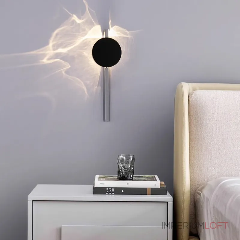 Серия интерьерных настенных светильников, создающих оригинальные световые эффекты за счет поворотного рассеивателя FRIPPE C Silver Серия интерьерных настенных светильников, создающих оригинальные световые эффекты за счет поворотного рассеивателя FRIPPE C Silver