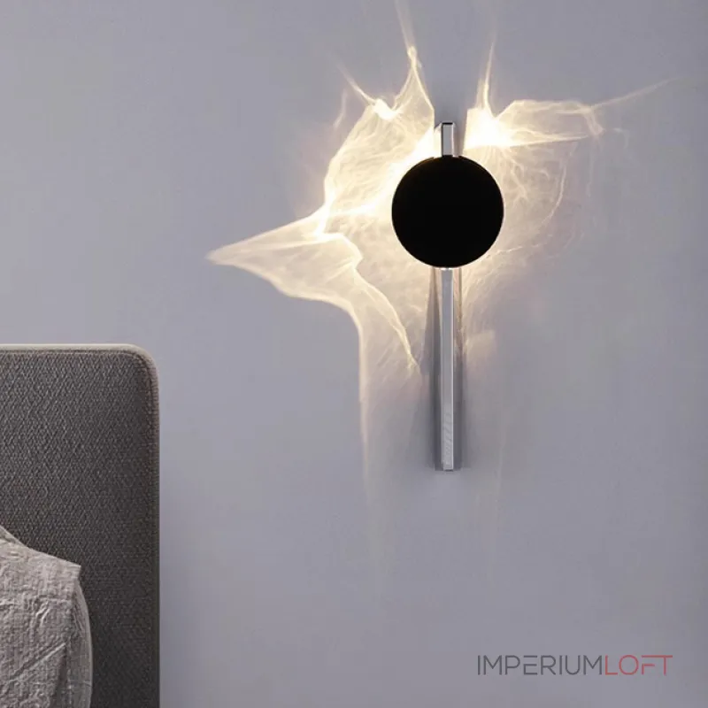 Серия интерьерных настенных светильников, создающих оригинальные световые эффекты за счет поворотного рассеивателя FRIPPE C Silver Серия интерьерных настенных светильников, создающих оригинальные световые эффекты за счет поворотного рассеивателя FRIPPE C Silver