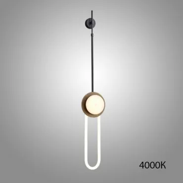 Бра VINDAR WALL L20 Black 4000К