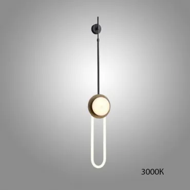 Бра VINDAR WALL L22 Black 3000К