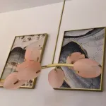 Люстра на штанге LELLE Pink
