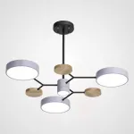 Люстра на штанге MEADE 4 lamps Grey от ImperiumLoft