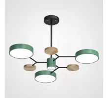 Люстра на штанге MEADE 4 lamps Green