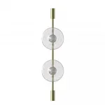 Бра Two Disks Brass от ImperiumLoft