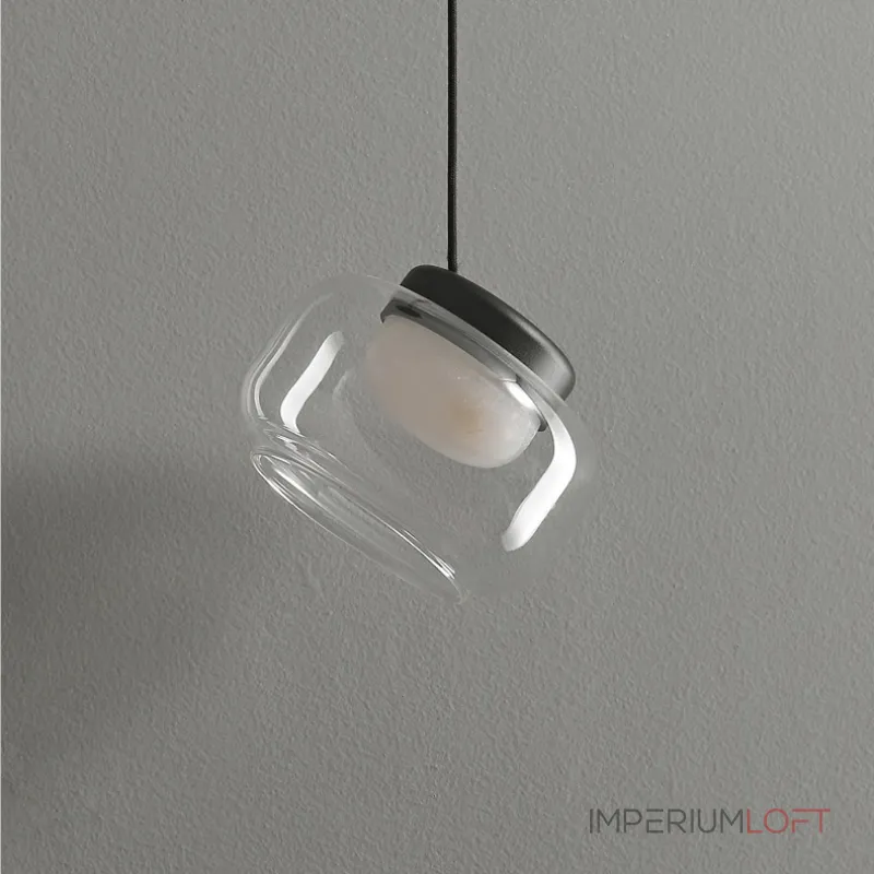 Серия светильников с мраморным рассеивателем внутри стеклянного плафона на ассиметричном подвесе DORIAN ONE L1 от ImperiumLoft Серия светильников с мраморным рассеивателем внутри стеклянного плафона на ассиметричном подвесе DORIAN ONE L1 от ImperiumLoft