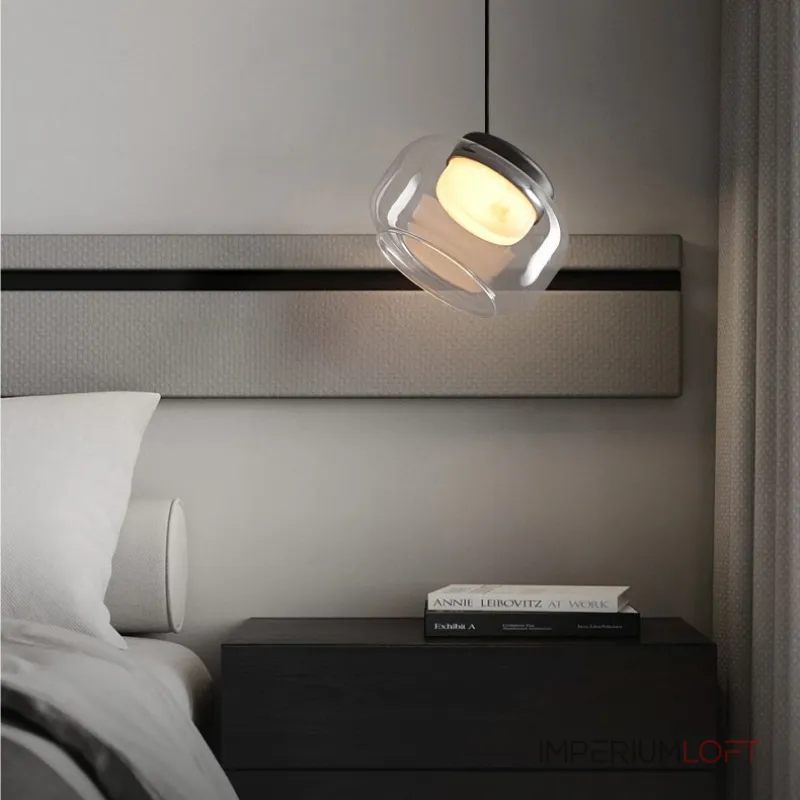 Серия светильников с мраморным рассеивателем внутри стеклянного плафона на ассиметричном подвесе DORIAN ONE L1 от ImperiumLoft Серия светильников с мраморным рассеивателем внутри стеклянного плафона на ассиметричном подвесе DORIAN ONE L1 от ImperiumLoft