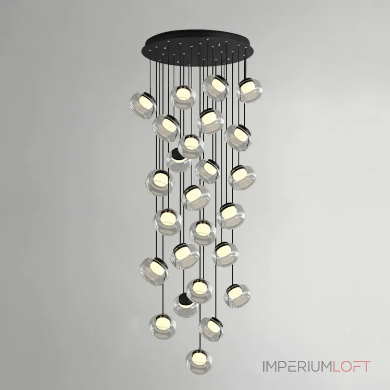 Серия светильников с мраморным рассеивателем внутри стеклянного плафона на ассиметричном подвесе DORIAN ONE L25 от ImperiumLoft Серия светильников с мраморным рассеивателем внутри стеклянного плафона на ассиметричном подвесе DORIAN ONE L25 от ImperiumLoft