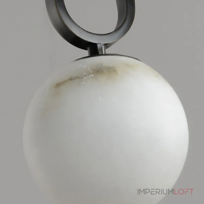 Серия подвесных светильников из черненой латуни с шарообразным мраморным плафоном VITAL MARBLE D15 от ImperiumLoft Серия подвесных светильников из черненой латуни с шарообразным мраморным плафоном VITAL MARBLE D15 от ImperiumLoft