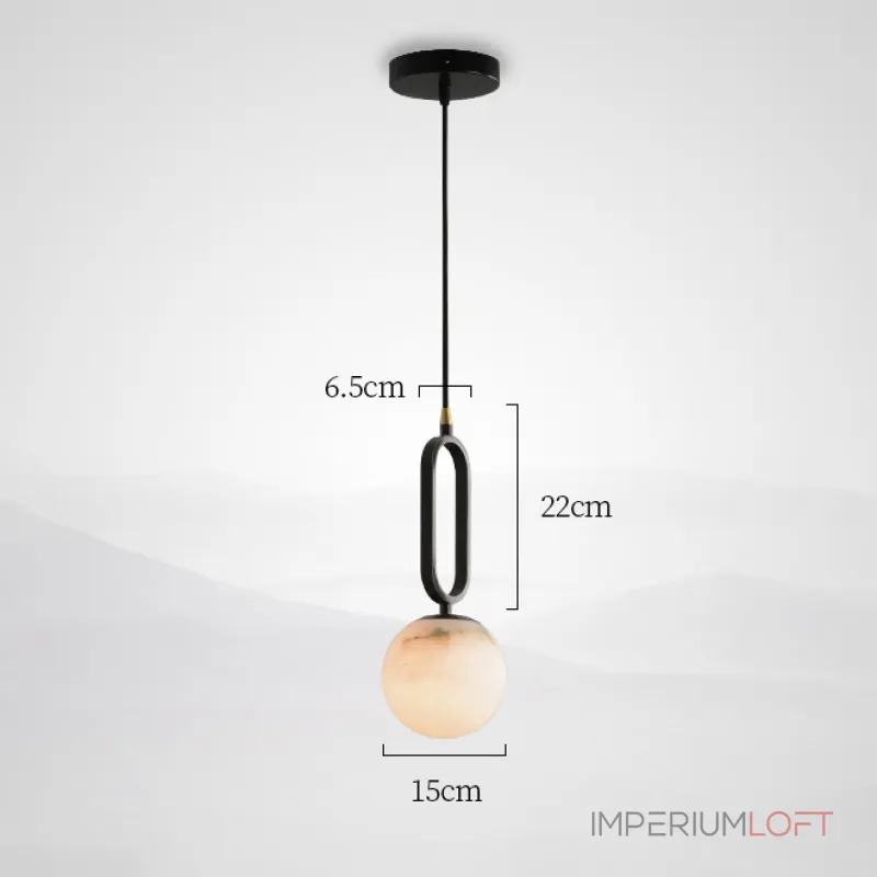 Серия подвесных светильников из черненой латуни с шарообразным мраморным плафоном VITAL MARBLE D15 от ImperiumLoft Серия подвесных светильников из черненой латуни с шарообразным мраморным плафоном VITAL MARBLE D15 от ImperiumLoft