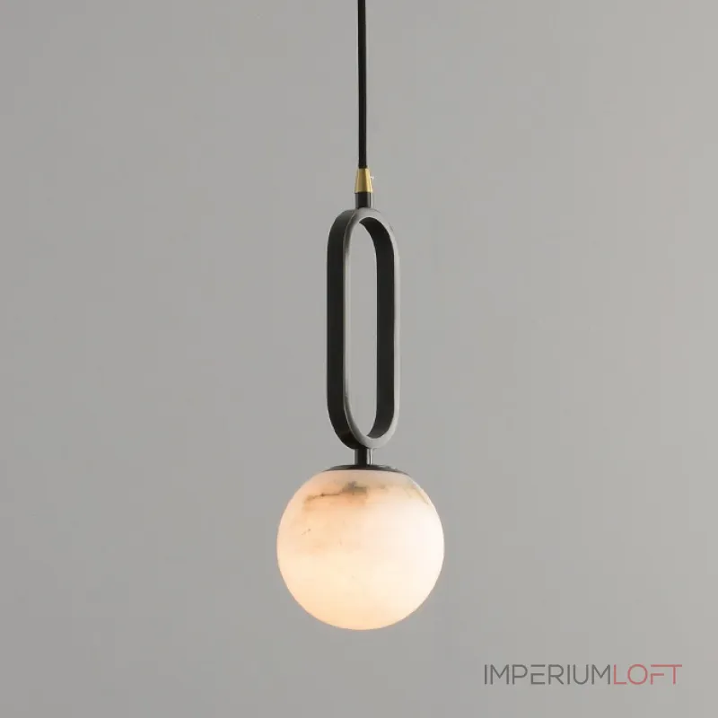 Серия подвесных светильников из черненой латуни с шарообразным мраморным плафоном VITAL MARBLE D15 от ImperiumLoft Серия подвесных светильников из черненой латуни с шарообразным мраморным плафоном VITAL MARBLE D15 от ImperiumLoft