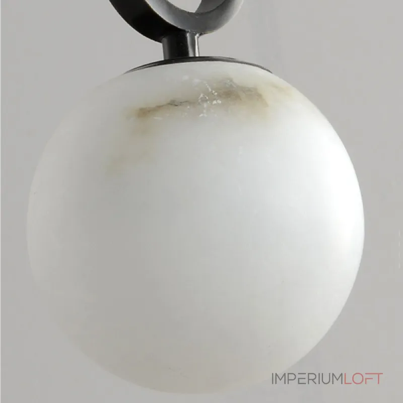 Серия подвесных светильников из черненой латуни с шарообразным мраморным плафоном VITAL MARBLE D15 от ImperiumLoft Серия подвесных светильников из черненой латуни с шарообразным мраморным плафоном VITAL MARBLE D15 от ImperiumLoft