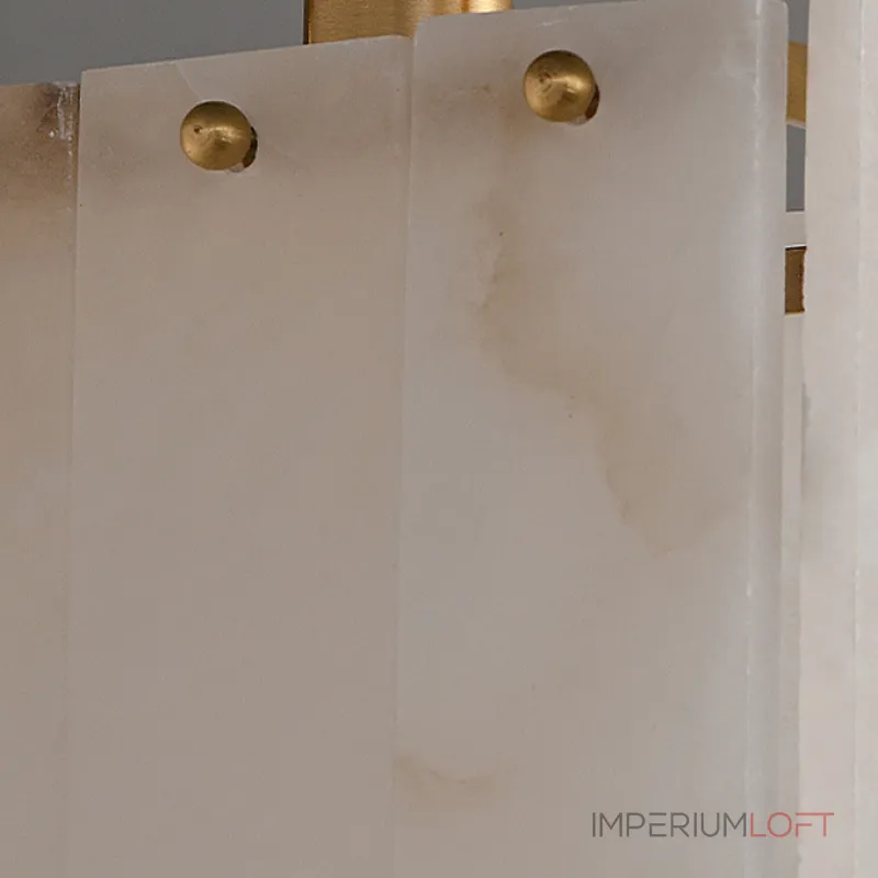 Подвесной светильник с плафоном из мраморных пластин прямоугольной формы на латунном каркасе ADINA MARBLE от ImperiumLoft Подвесной светильник с плафоном из мраморных пластин прямоугольной формы на латунном каркасе ADINA MARBLE от ImperiumLoft