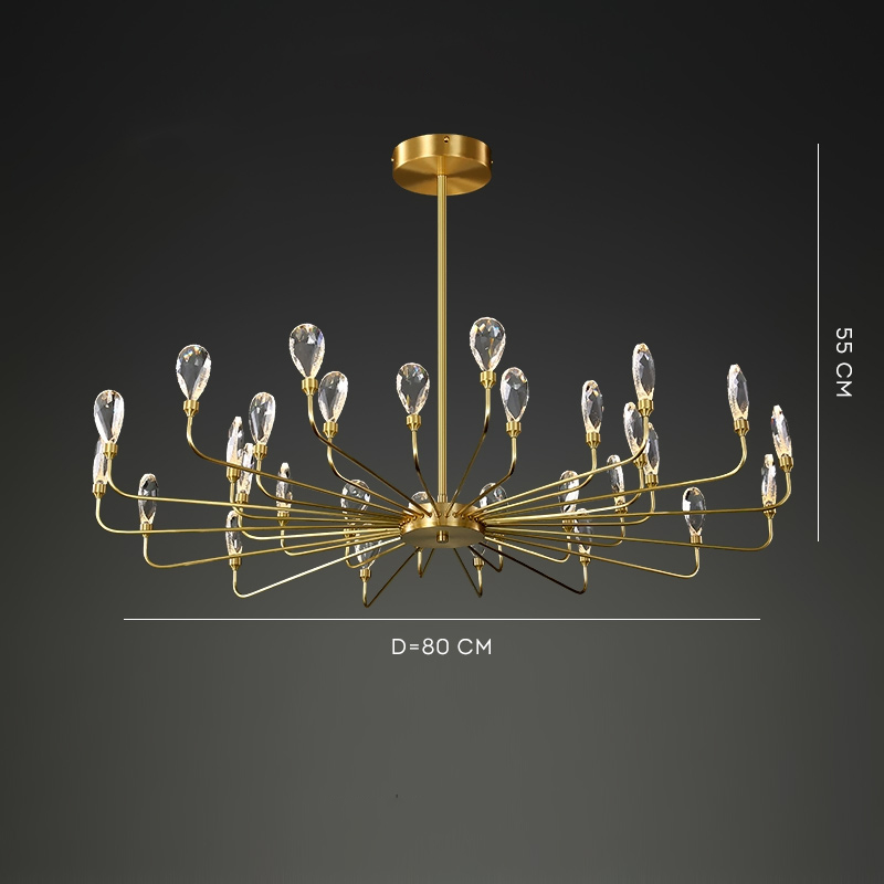 Люстра на штанге GLORIOLE UP B D80 L30 Люстра на штанге GLORIOLE UP B D80 L30