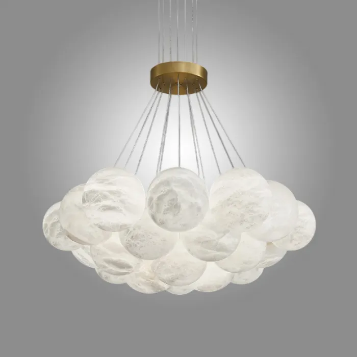 Подвесная люстра LILLIS BALL MARBLE B D75 L19 Cloud Marble