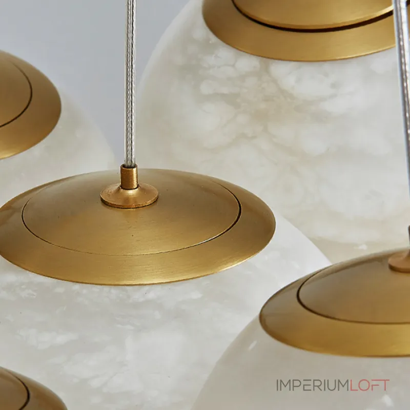 Подвесная люстра LILLIS BALL MARBLE A D65 L19 Cloud Marble