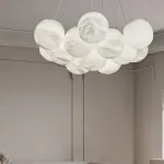 Подвесная люстра LILLIS BALL MARBLE B D45 L7 Cloud Marble