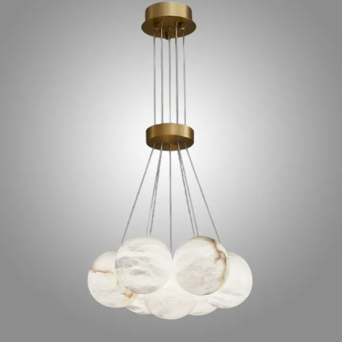 Подвесная люстра LILLIS BALL MARBLE A D40 L7 Cloud Marble