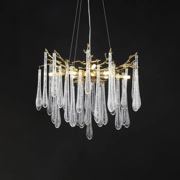 Подвесная люстра DEWDROPS D60 Gold