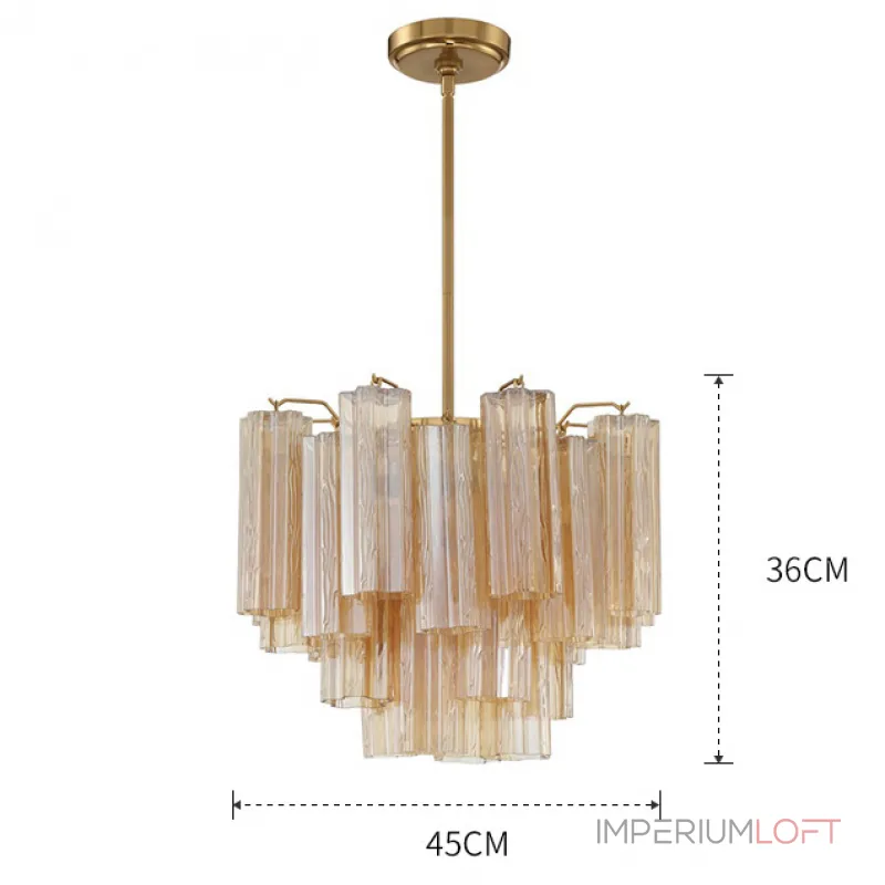 Люстра на штанге WIEN D45 Amber Люстра на штанге WIEN D45 Amber