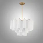 Люстра на штанге WIEN D55 Milky