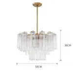 Люстра на штанге WIEN D55 Transparent