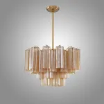 Люстра на штанге WIEN D55 Amber
