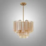 Люстра на штанге WIEN D45 Amber