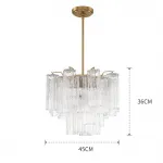 Люстра на штанге WIEN D45 Transparent