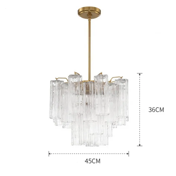 Люстра на штанге WIEN D45 Transparent