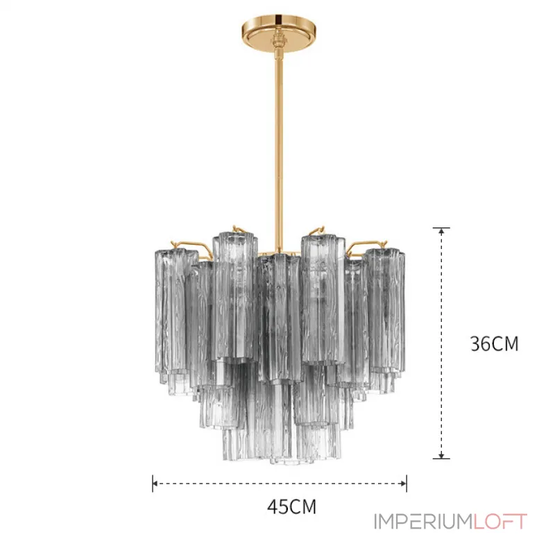 Люстра на штанге WIEN D45 Grey