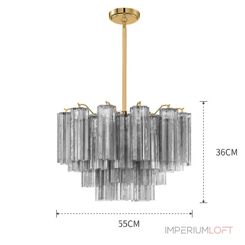 Люстра на штанге WIEN D55 Grey Люстра на штанге WIEN D55 Grey