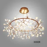 Светодиодная люстра на кольцевом каркасе LEAVES R D160 3000К