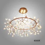 Светодиодная люстра на кольцевом каркасе LEAVES R D160 4000К