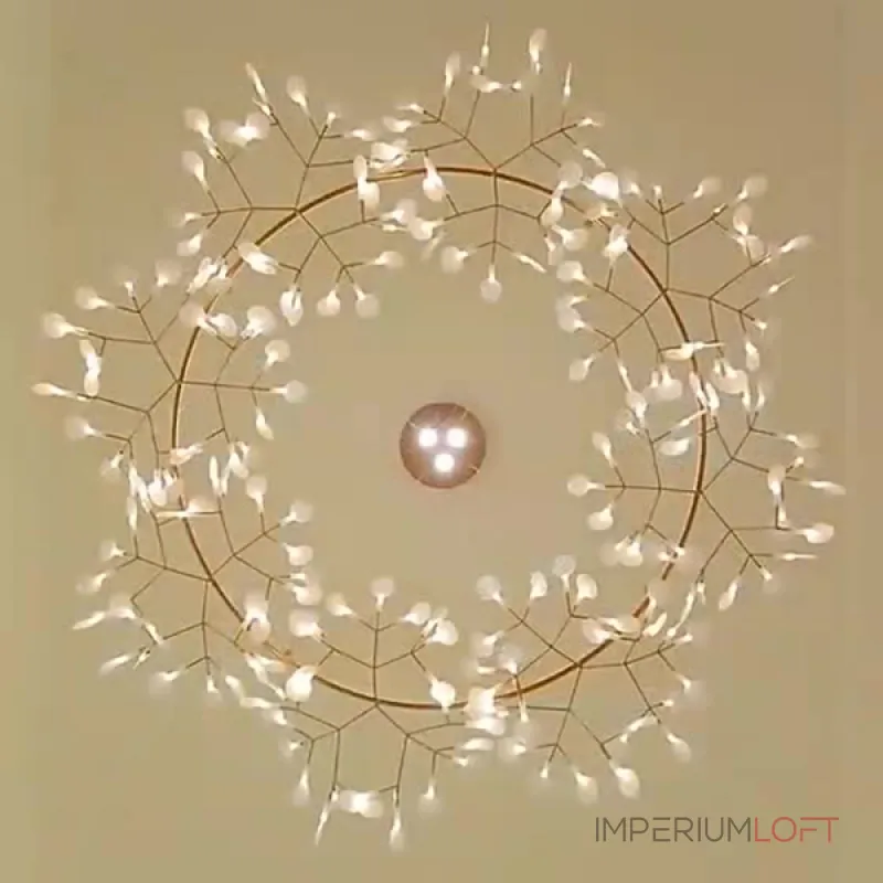 Светодиодная люстра на кольцевом каркасе LEAVES R D125 с подсветкой от ImperiumLoft Светодиодная люстра на кольцевом каркасе LEAVES R D125 с подсветкой от ImperiumLoft