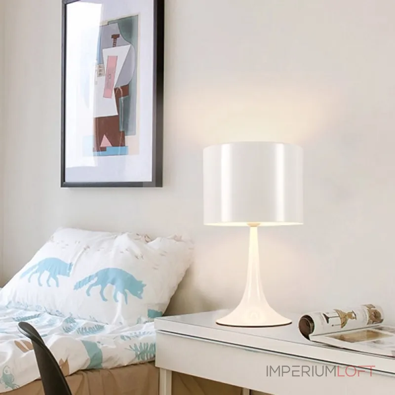 Настольная лампа Spun Light T D30 White
