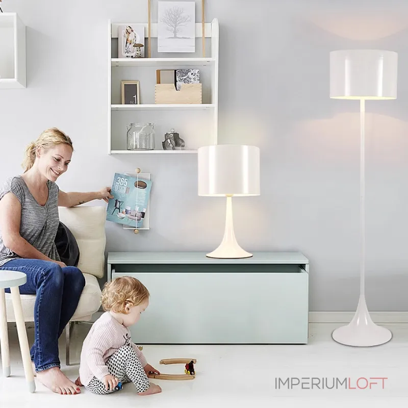 Настольная лампа Spun Light T D30 White