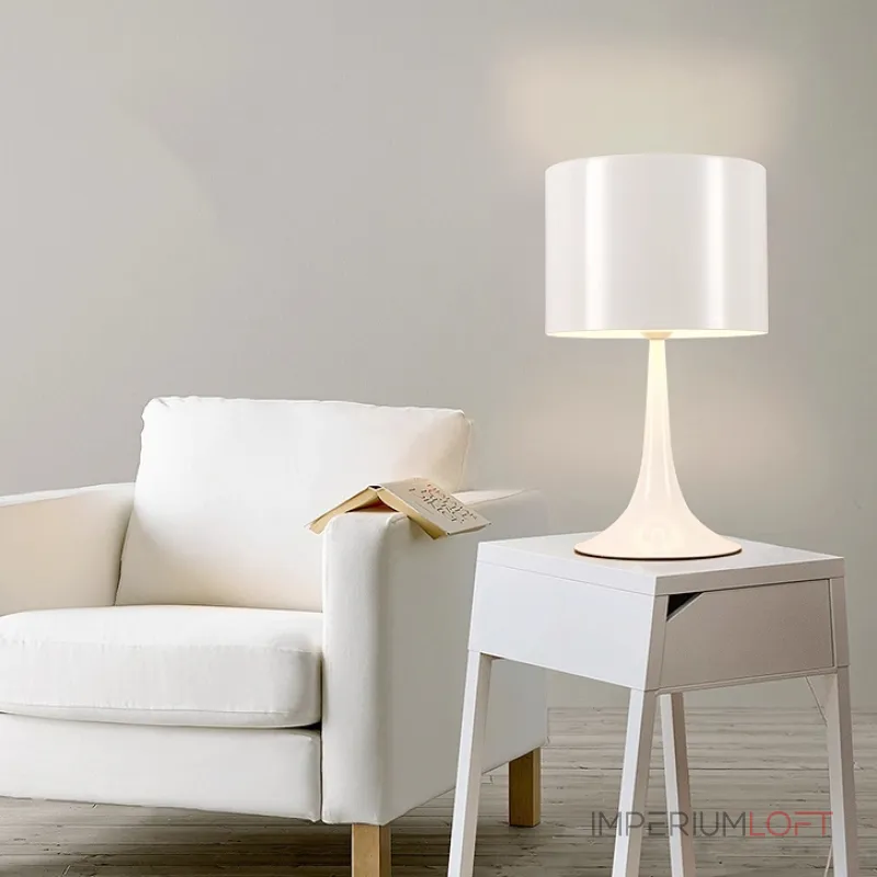 Настольная лампа Spun Light T D30 White