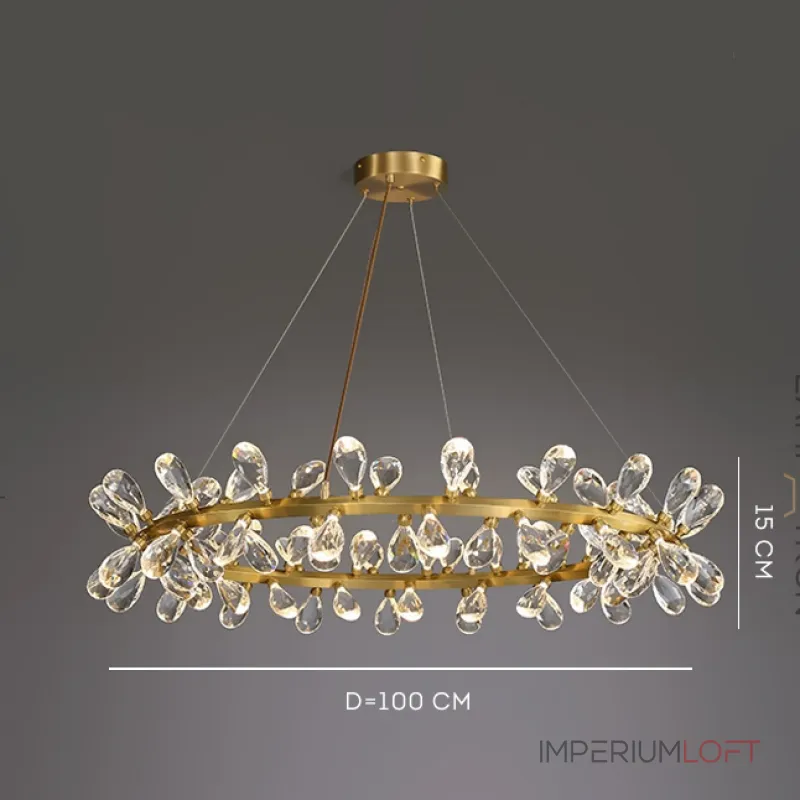 Серия кольцевых светодиодных люстр с рассеивателями из хрустальных кристаллов GLORIOLE RING B D100 от ImperiumLoft Серия кольцевых светодиодных люстр с рассеивателями из хрустальных кристаллов GLORIOLE RING B D100 от ImperiumLoft