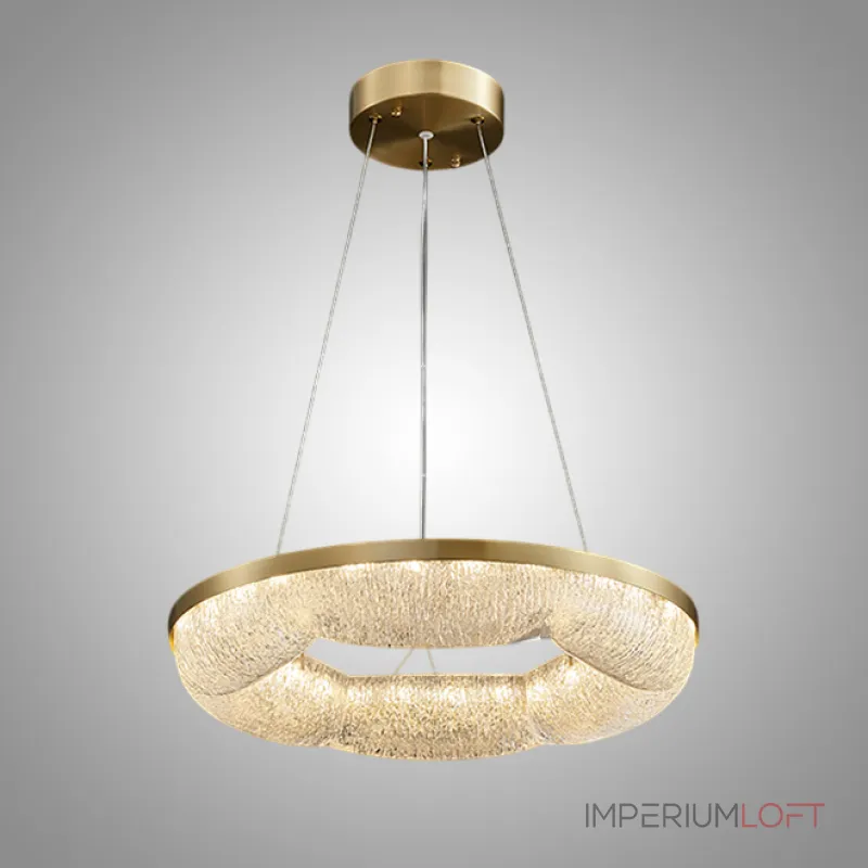 Серия светодиодных кольцевых люстр с волнистым полупрозрачным корпусом с эффектом льда NELIUS WAVY A D50 Серия светодиодных кольцевых люстр с волнистым полупрозрачным корпусом с эффектом льда NELIUS WAVY A D50