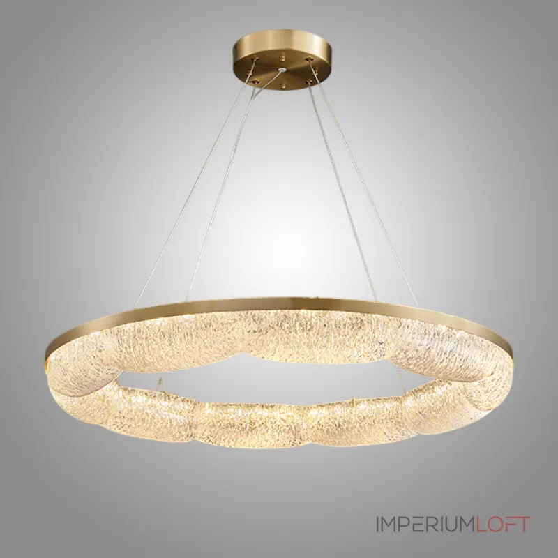 Серия светодиодных кольцевых люстр с волнистым полупрозрачным корпусом с эффектом льда NELIUS WAVY A D80 Серия светодиодных кольцевых люстр с волнистым полупрозрачным корпусом с эффектом льда NELIUS WAVY A D80