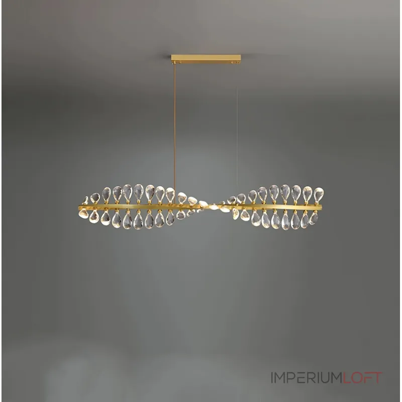 Серия люстр с линейным корпусом и спиральным расположением светодиодных источников света в виде хрустальных кристаллов GLORIOLE TWIRL LINE L120 от ImperiumLoft Серия люстр с линейным корпусом и спиральным расположением светодиодных источников света в виде хрустальных кристаллов GLORIOLE TWIRL LINE L120 от ImperiumLoft
