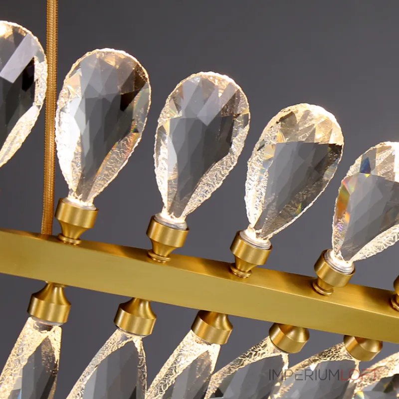Серия люстр с линейным корпусом и спиральным расположением светодиодных источников света в виде хрустальных кристаллов GLORIOLE TWIRL LINE L100 от ImperiumLoft Серия люстр с линейным корпусом и спиральным расположением светодиодных источников света в виде хрустальных кристаллов GLORIOLE TWIRL LINE L100 от ImperiumLoft
