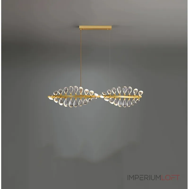 Серия люстр с линейным корпусом и спиральным расположением светодиодных источников света в виде хрустальных кристаллов GLORIOLE TWIRL LINE L100 от ImperiumLoft Серия люстр с линейным корпусом и спиральным расположением светодиодных источников света в виде хрустальных кристаллов GLORIOLE TWIRL LINE L100 от ImperiumLoft