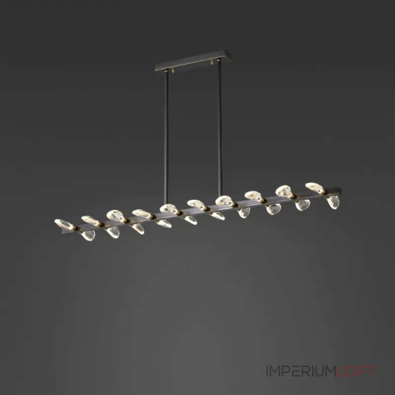 Серия светодиодных люстр с двусторонним расположением источников света в виде хрустальных кристаллов GLORIOLE LINE L100 от ImperiumLoft Серия светодиодных люстр с двусторонним расположением источников света в виде хрустальных кристаллов GLORIOLE LINE L100 от ImperiumLoft