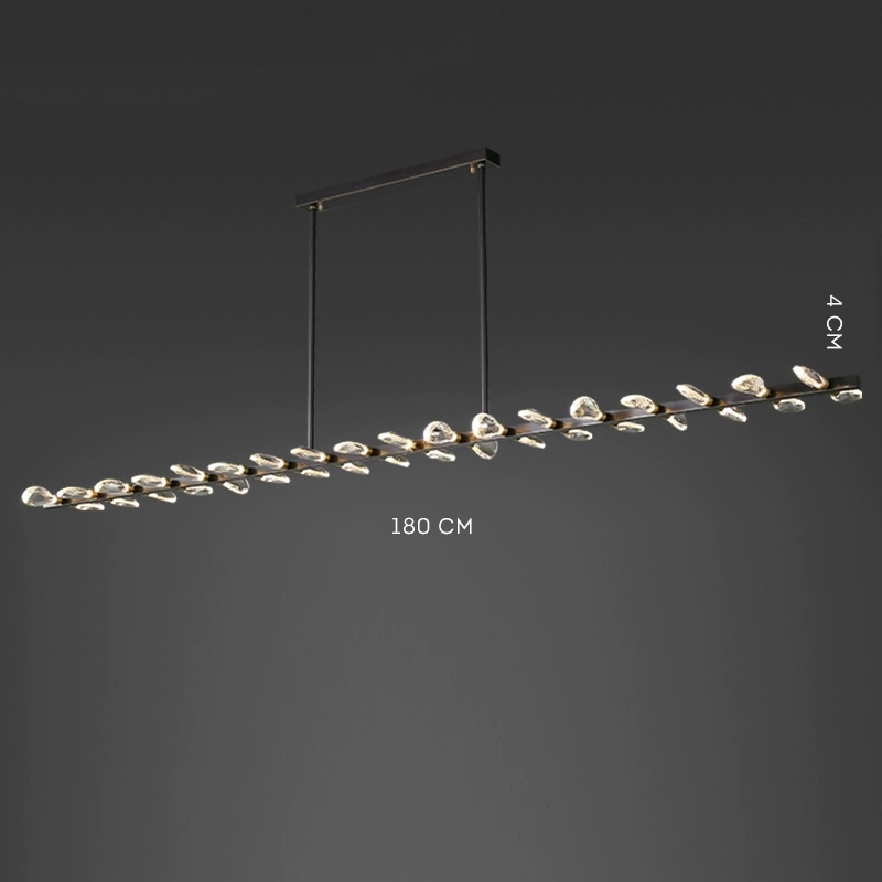 Серия светодиодных люстр с двусторонним расположением источников света в виде хрустальных кристаллов GLORIOLE LINE L180 от ImperiumLoft Серия светодиодных люстр с двусторонним расположением источников света в виде хрустальных кристаллов GLORIOLE LINE L180 от ImperiumLoft