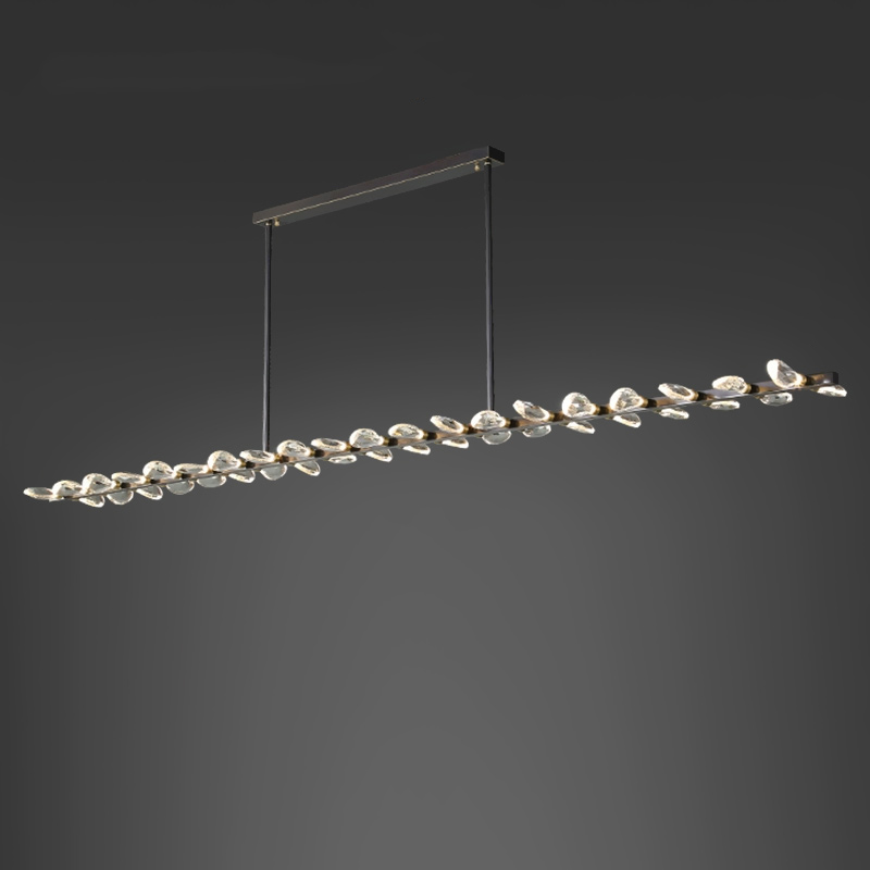 Серия светодиодных люстр с двусторонним расположением источников света в виде хрустальных кристаллов GLORIOLE LINE L200 от ImperiumLoft Серия светодиодных люстр с двусторонним расположением источников света в виде хрустальных кристаллов GLORIOLE LINE L200 от ImperiumLoft